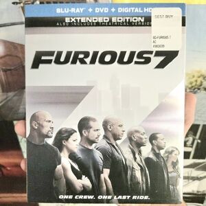 Furious 7 Blu-ray DVD